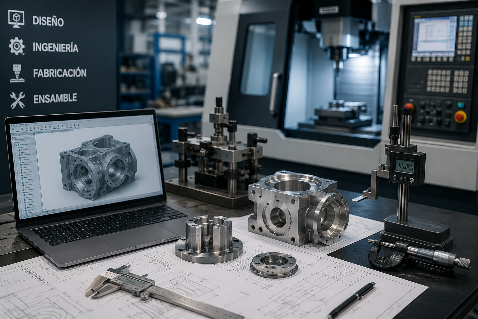 Design and manufacture mechanical components